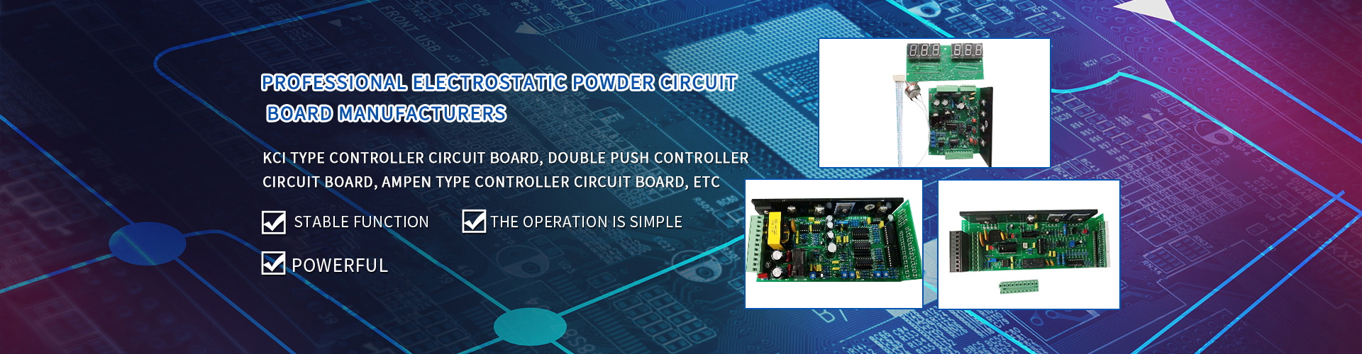 Electrostatic Powder Circuit Board